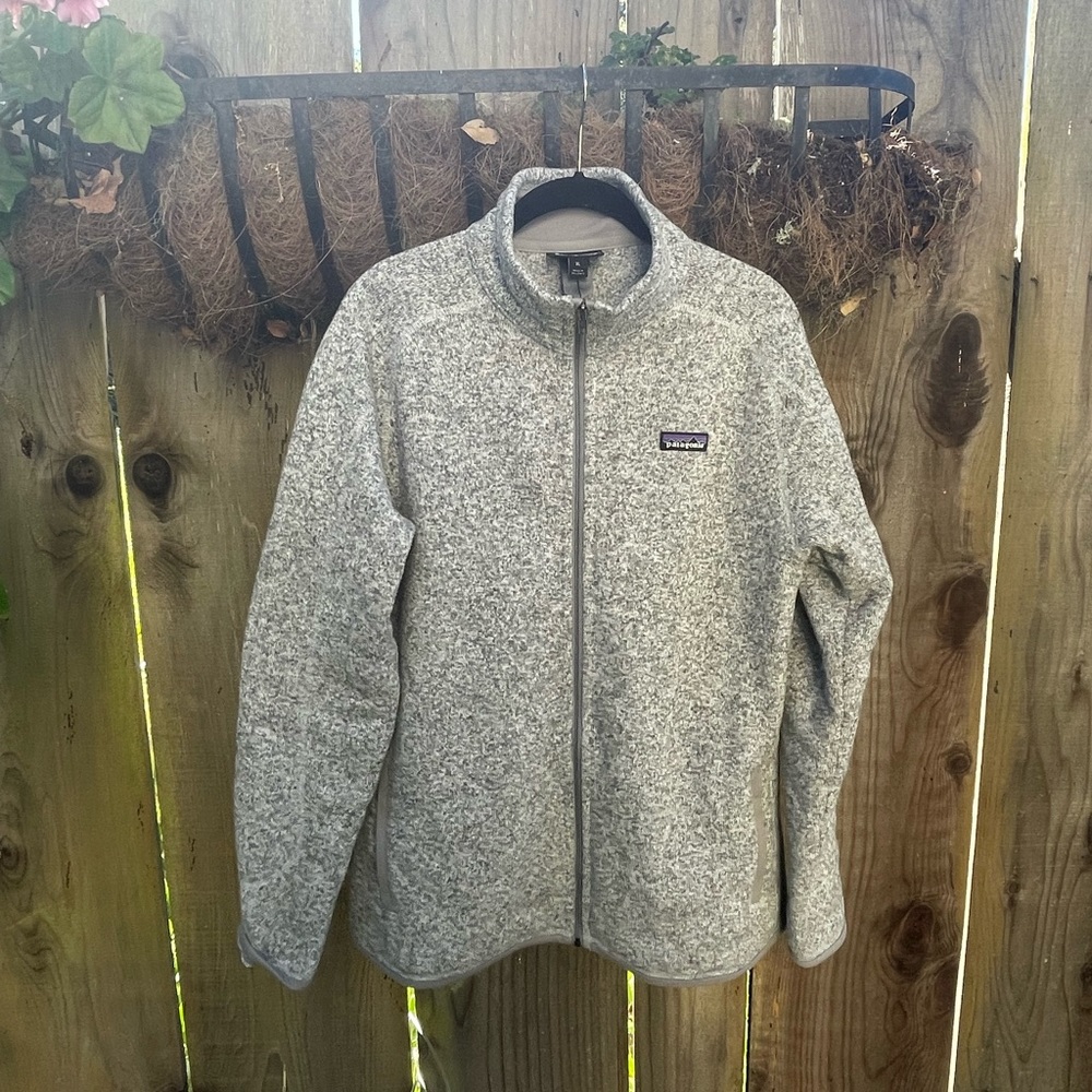 Patagonia Better Sweater Zip Up Jacket Birch White